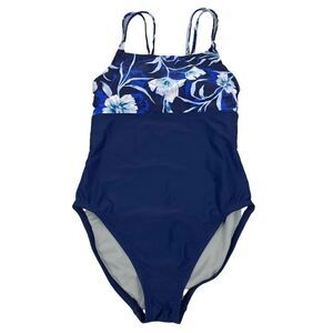 Speedo Womens Double Strap One Piece Swimsuit size 6